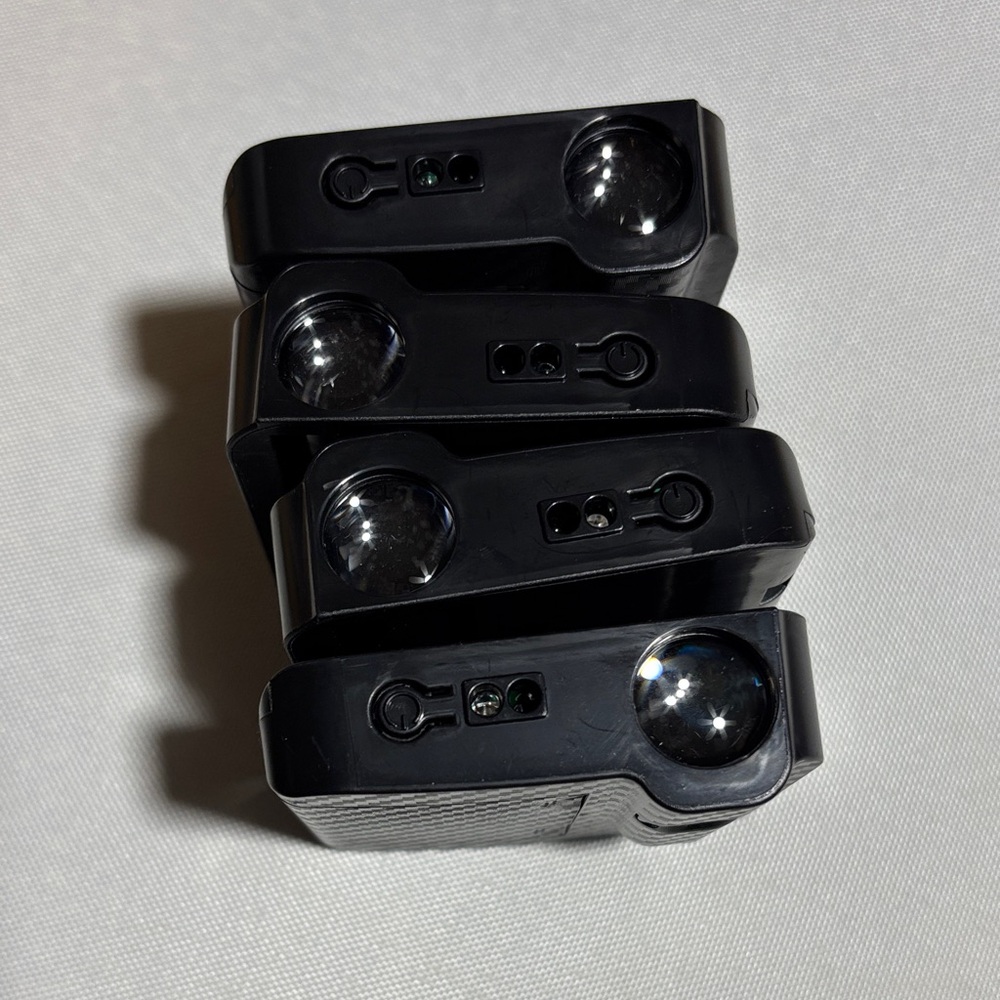 Black Sensor Operated Blue Lights ( Battery operated )